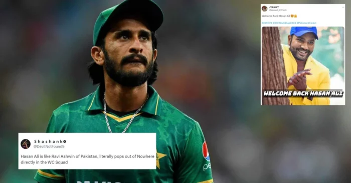 ODI World Cup 2023: Hilarious memes flood the internet as Hasan Ali makes his way into Pakistan’s squad