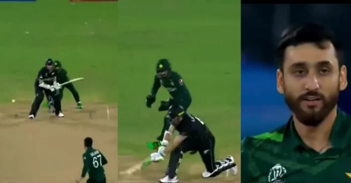 WATCH: Tom Latham smashes a four off Agha Salman’s unexpected double-bouncer – PAK vs NZ, ODI World Cup 2023 Warm-up match