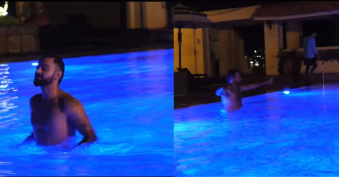 WATCH: Virat Kohli and Rohit Sharma display their dance moves in the pool after record victory over Pakistan in Asia Cup 2023