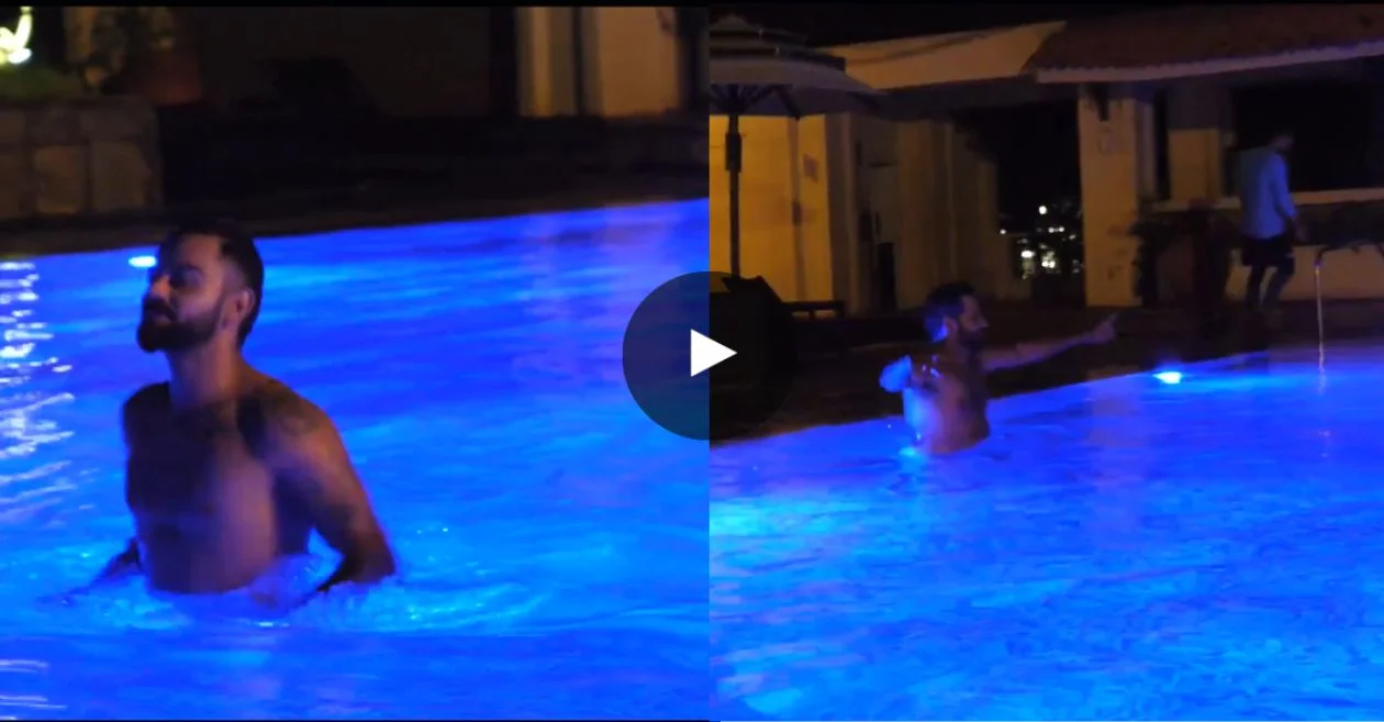 WATCH Virat Kohli and Rohit Sharma display their dance moves in the pool after record victory over Pakistan in Asia Cup 2023 Cricket Times