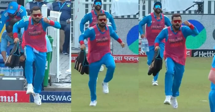 WATCH: Virat Kohli’s side-splitting run with drinks leaves fans in splits at India vs Bangladesh clash – Asia Cup 2023