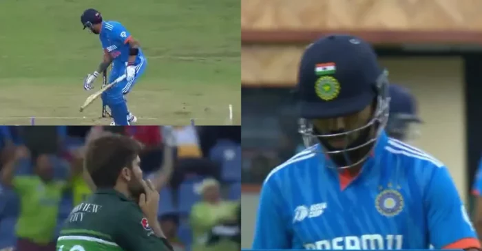 WATCH: Virat Kohli falls victim to Shaheen Afridi’s searing delivery during India vs Pakistan clash in Asia Cup 2023