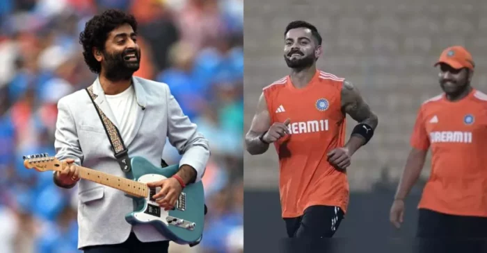 World Cup 2023 [WATCH]: ‘I love you Virat’ – Arijit Singh screams mid-performance; Kohli reacts