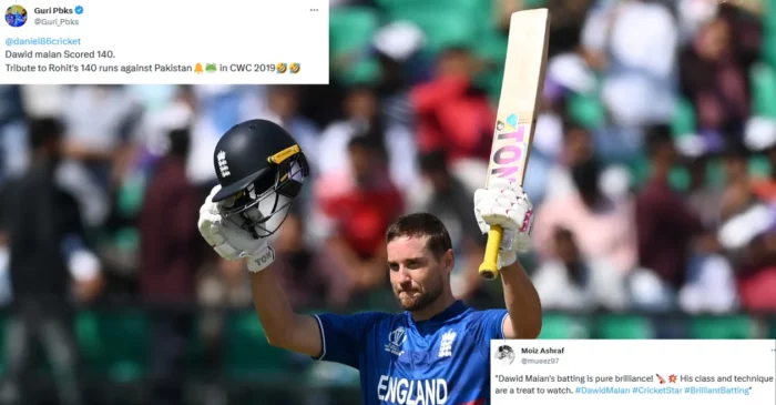 CWC 2023: Twitter reacts as Dawid Malan smashes his maiden ODI World Cup 2023 hundred against Bangladesh