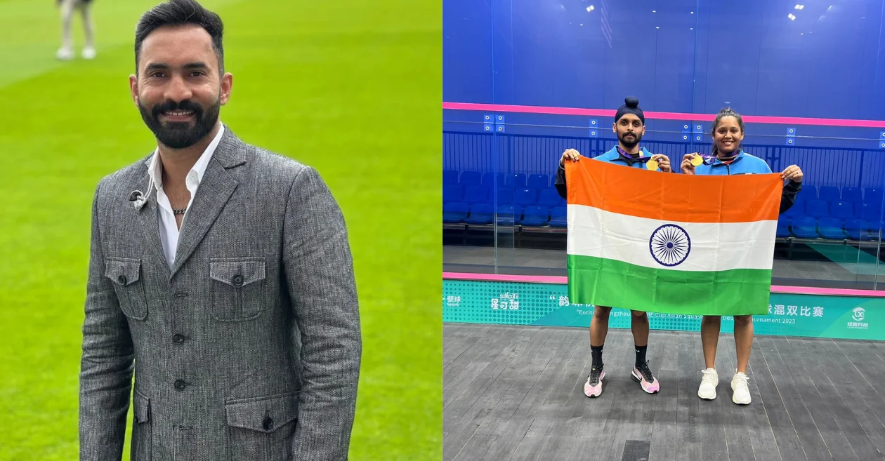 Dinesh Karthik shares a heartfelt note on his wife Dipika Pallikal winning Gold at the Asian Games 2023