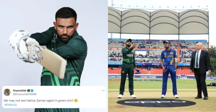 CWC 2023: Why is Pakistan batter Fakhar Zaman not playing today’s game against Sri Lanka? Fans react