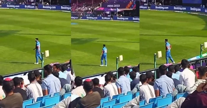 ODI World Cup 2023 [WATCH]: Dharamsala crowd tease Naveen-ul-Haq with ‘Kohli Kohli’ chants during BAN vs AFG clash