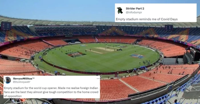 ODI World Cup 2023: Fans voice their disappointment over vacant seats during ENG vs NZ clash