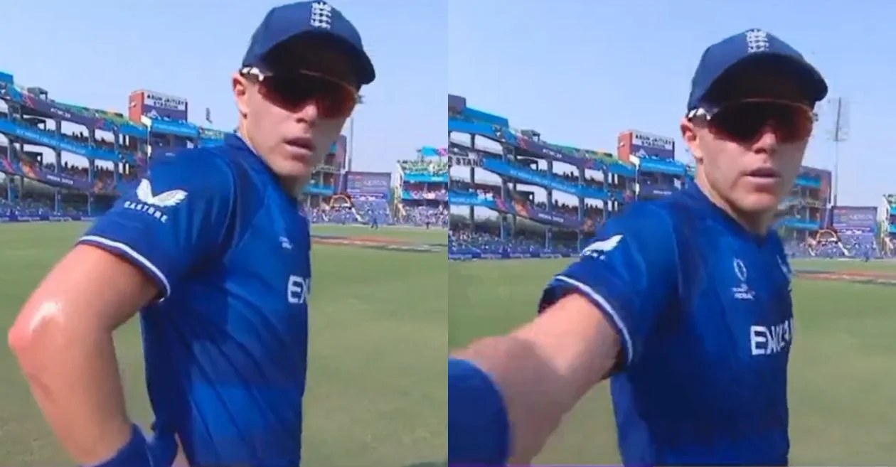 World Cup 2023 [WATCH]: Sam Curran pushes away cameraman in frustration during ENG vs AFG match