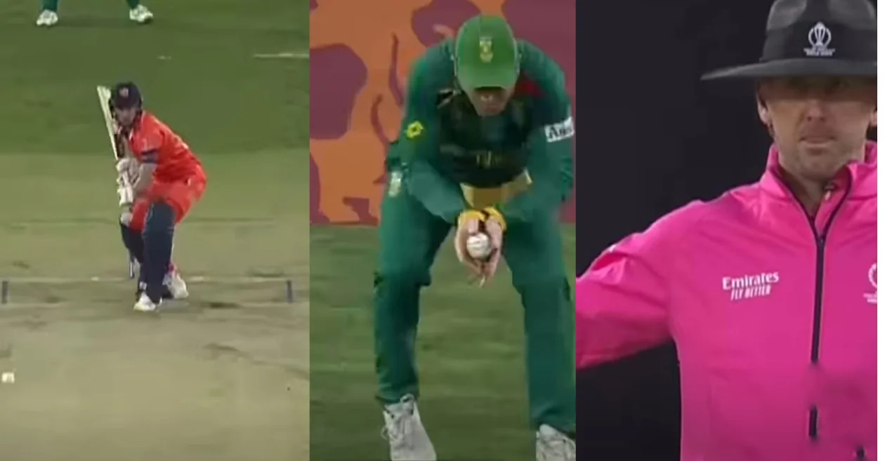 World Cup 2023 [WATCH]: Gerald Coetezee bowls a bizzare delivery in SA vs NED clash
