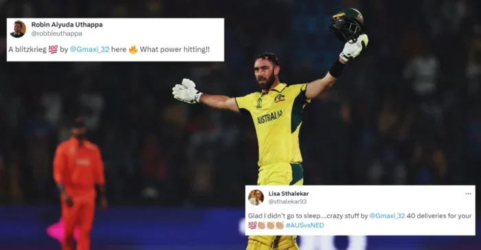CWC 2023: Cricket world erupts as Glenn Maxwell notches the fastest ODI World Cup century