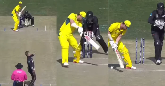 World Cup 2023 [WATCH]: Glenn Phillips cleans up Travis Head with a ripper – AUS vs NZ