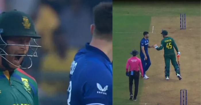 World Cup 2023 [WATCH]: Heinrich Klaasen apologizes to Mark Wood after his wild celebration – ENG vs SA
