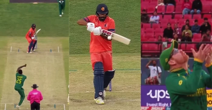 World Cup 2023, SA vs NED [WATCH]: Heinrich Klaasen takes a jaw-dropping catch to get rid of Vikramjit Singh