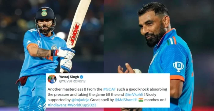 Twitter reactions: Virat Kohli, Mohammed Shami sizzles in India’s thrilling win over New Zealand – ODI World Cup 2023