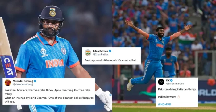 World Cup 2023: Cricket fraternity goes berserk as India thrash Pakistan by 7 wickets in Ahmedabad