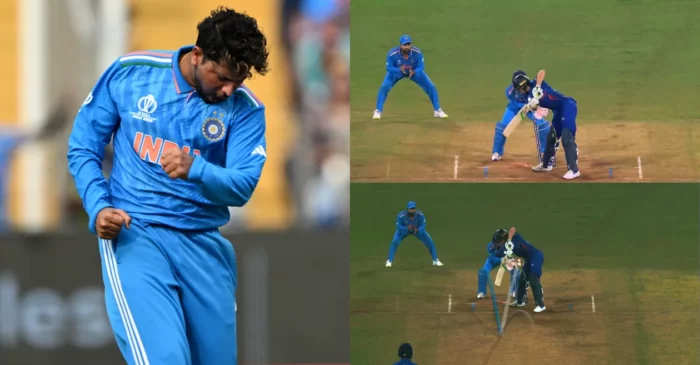 WATCH: Kuldeep Yadav bowls an absolute jaffa to clean up Jos Buttler during IND vs ENG clash – ODI World Cup 2023