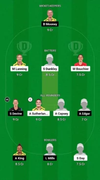 MS-W vs PS-W Dream11 team