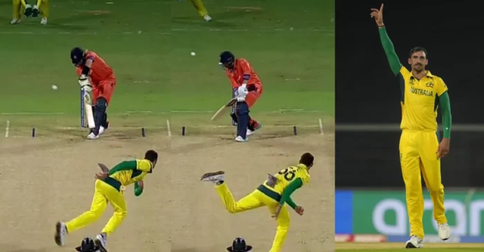 WATCH: Australia pacer Mitchell Starc bags a hat-trick against Netherlands before rain plays spoilsport – ODI World Cup 2023 warm-up match