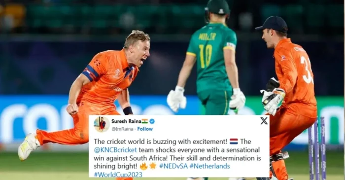 World Cup 2023: Twitter goes wild as all-round Netherlands upset South Africa in Dharamsala