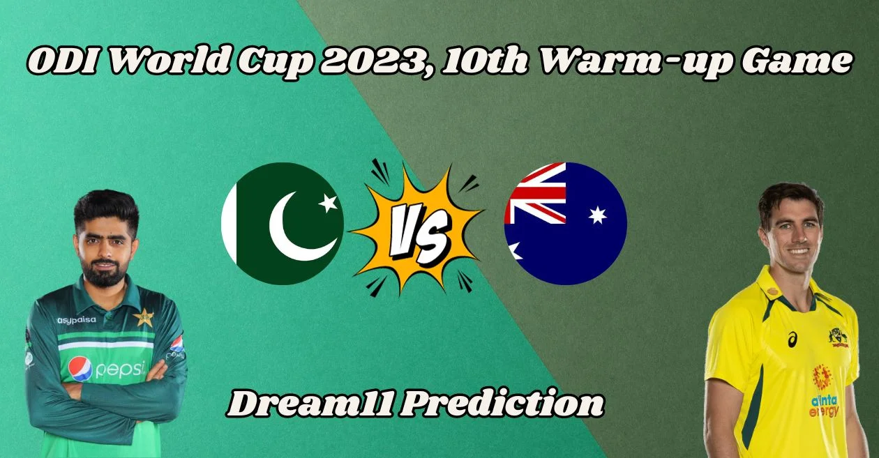 <div>ODI World Cup 2023, 10th Warm-up game: PAK vs AUS – Match Prediction, Dream11 Team, Fantasy Tips & Pitch Report | Pakistan vs Australia</div>
