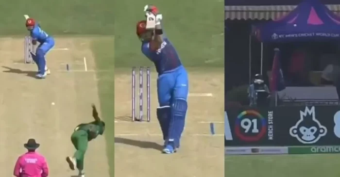 ODI World Cup 2023 [WATCH]: Rahmanullah Gurbaz hits a dazzling six off Mustafizur Rahman in BAN vs AFG clash