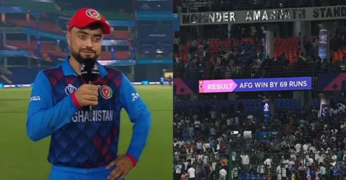 World Cup 2023: Rashid Khan expresses gratitude to Delhi crowd following historic win in ENG vs AFG clash