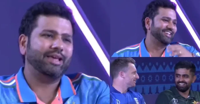 ODI World Cup 2023 [WATCH]: ‘Kya Yaar’ – Rohit Sharma’s hilarious reaction to a question during captain’s meet