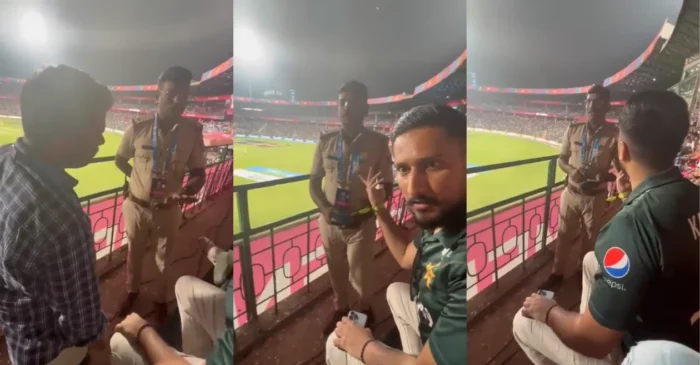 World Cup 2023 [WATCH]: Security person at M Chinnaswamy stadium asks Pakistan fan not to chant ‘Pakistan Zindabad’ – PAK vs AUS