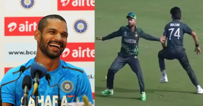 ODI World Cup 2023: Shikhar Dhawan humorously trolls Pakistan for their misfield in warm-up game against Australia