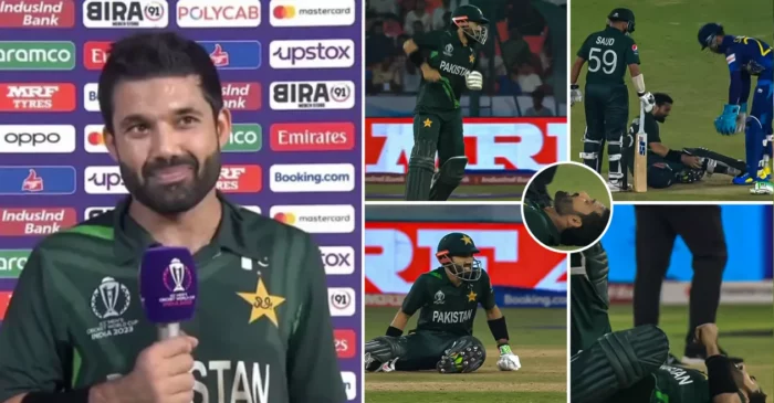 CWC 2023: Pakistan’s Mohammad Rizwan comes up with a hilarious reply when asked about about the cramps