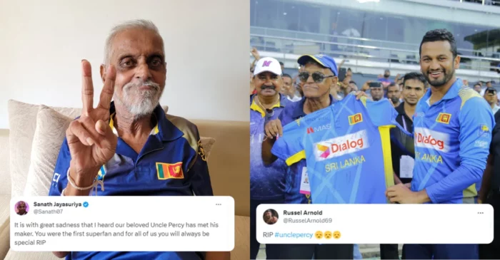 Sri Lanka superfan ‘Uncle Percy’ passes away at 87; Sanath Jayasuriya and others from cricket fraternity pay condolences