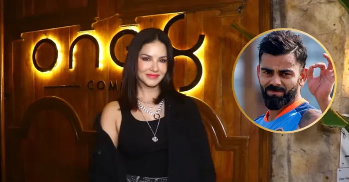Actress Sunny Leone spotted at Virat Kohli’s restaurant in Mumbai, pictures go viral