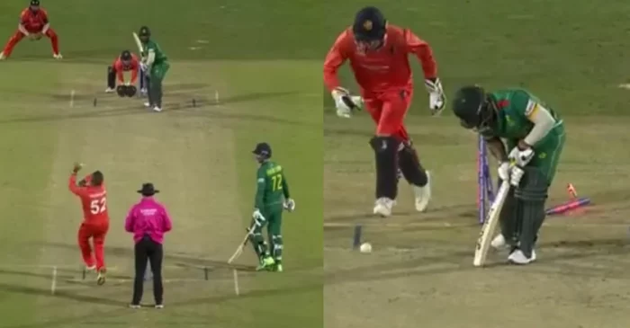 World Cup 2023, SA vs NED [WATCH]: Roelof Van der Merwe cleans up Temba Bevuma with a stunner