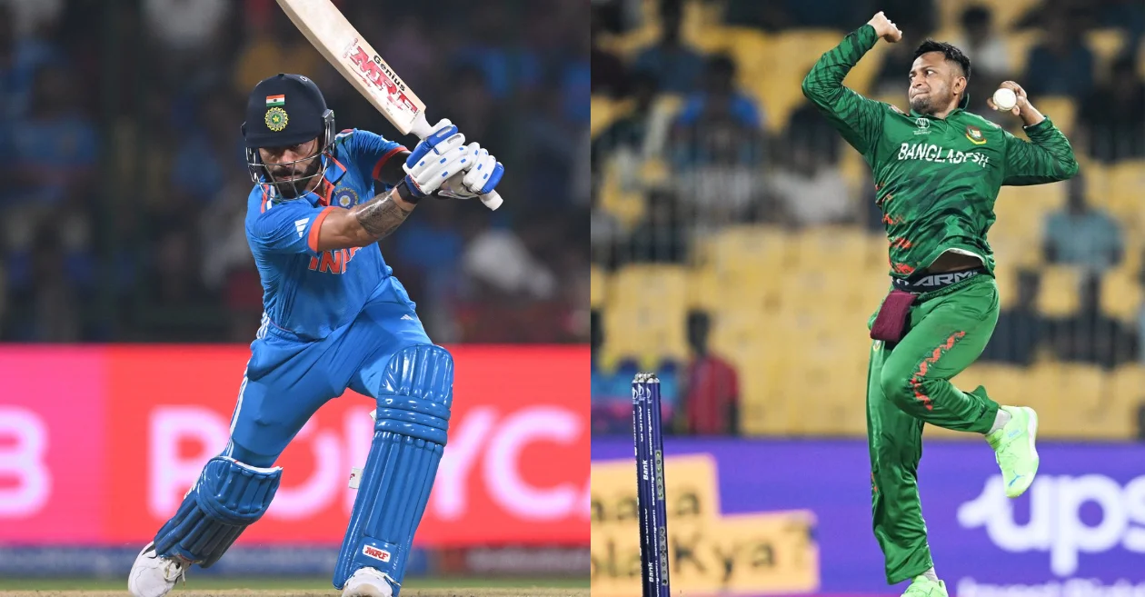 ODI World Cup 2023: Virat Kohli gears up for Shakib Al Hasan’s challenge in IND vs BAN showdown
