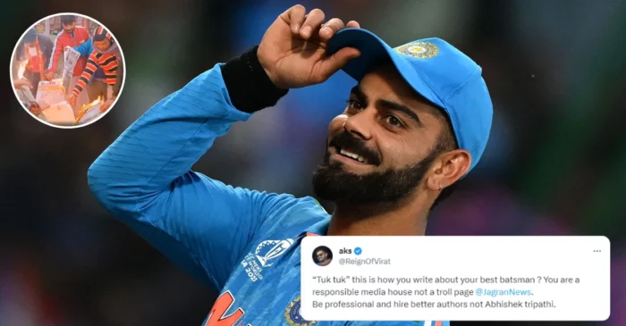 CWC 2023: Virat Kohli fans trend ‘Boycott Dainik Jagran’; burn newspapers in protest over controversial article on the Indian star