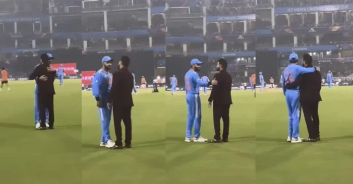 WATCH: Virat Kohli greets Suresh Raina with a warm hug during IND-ENG game; video goes viral – ODI World Cup 2023