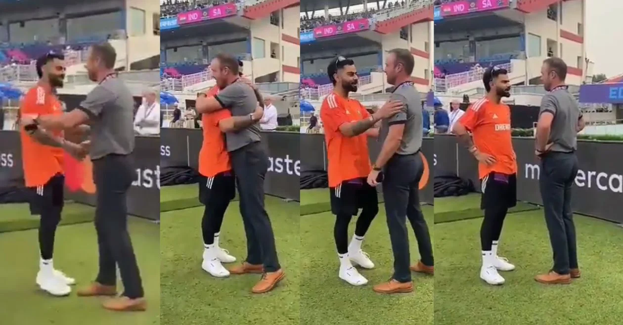ODI World Cup 2023: AB de Villiers gives a warm hug to Virat Kohli on his 35th birthday ahead of IND vs SA clash