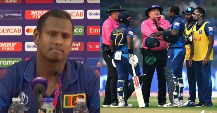 ODI World Cup 2023: Angelo Mathews shares ‘evidence’ after fourth umpire terms his ‘timed-out’ dismissal legitimate