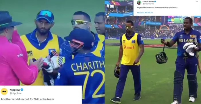 ODI World Cup 2023: Angelo Mathews’ controversial dismissal sets the internet abuzz with memes – BAN vs SL