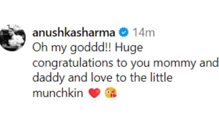 Anushka Sharma's comment