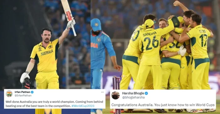Cricket world erupts as Australia thrash India in CWC 2023 final to clinch 6th ODI World Cup title