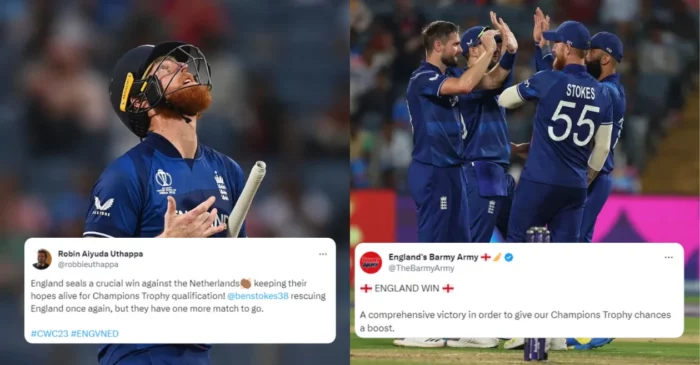 Twitter reactions: Ben Stokes, bowlers shine in England’s comprehensive victory over Netherlands in ODI World Cup 2023