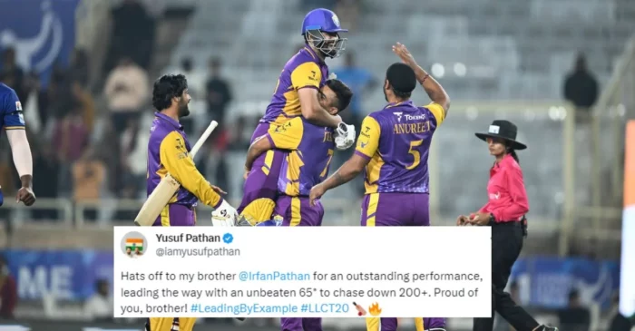 Twitter reactions: Solomon Mire, Irfan Pathan sizzle as Bhilwara Kings pip India Capitals in a thriller – Legends League Cricket 2023