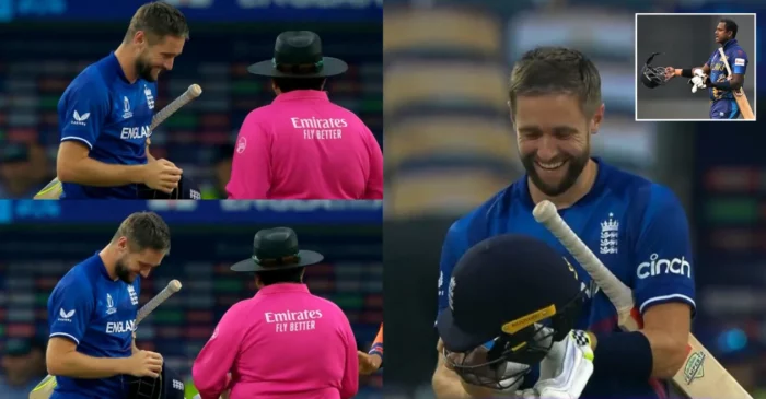 Chris Woakes hilariously shows faulty helmet to umpire to avoid Angelo Matthews like ‘timed out’ dismissal – ENG vs NED, ODI World Cup 2023
