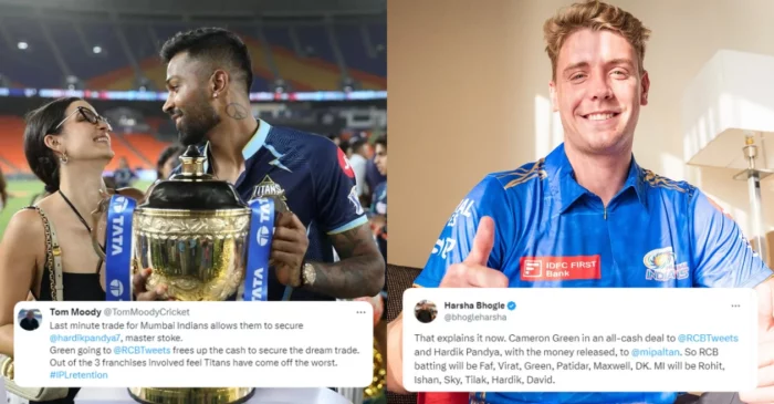‘This is madness’: Fans astounded after Hardik Pandya gets traded to MI and Cameron Green moves to RCB post IPL 2024 retention