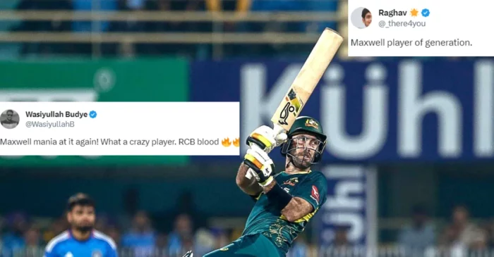 Twitter Reactions: Glenn Maxwell’s herculean century propels Australia to a remarkable victory over India in third T20I