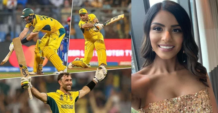 Glenn Maxwell’s wife Vini shares an emotional post after her husband smashes records at the Wankhede – AUS vs AFG, ODI World Cup 2023
