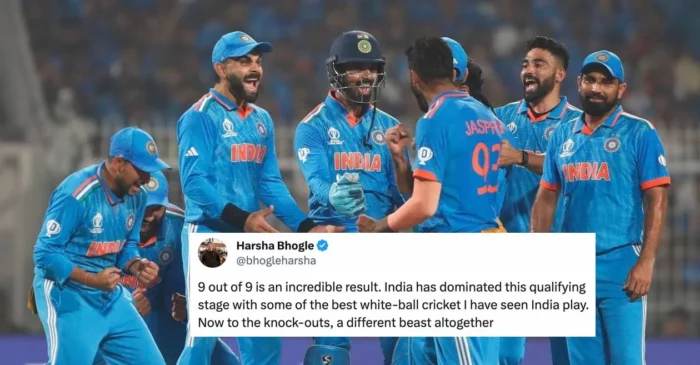 Twitter reactions: India thrash Netherlands in Bengaluru; finish the ODI World Cup 2023 league stage without a loss