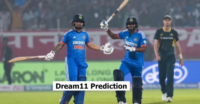 IND vs AUS, 2nd T20I: Match Prediction, Dream11 Team, Fantasy Tips & Pitch Report | India vs Australia 2023